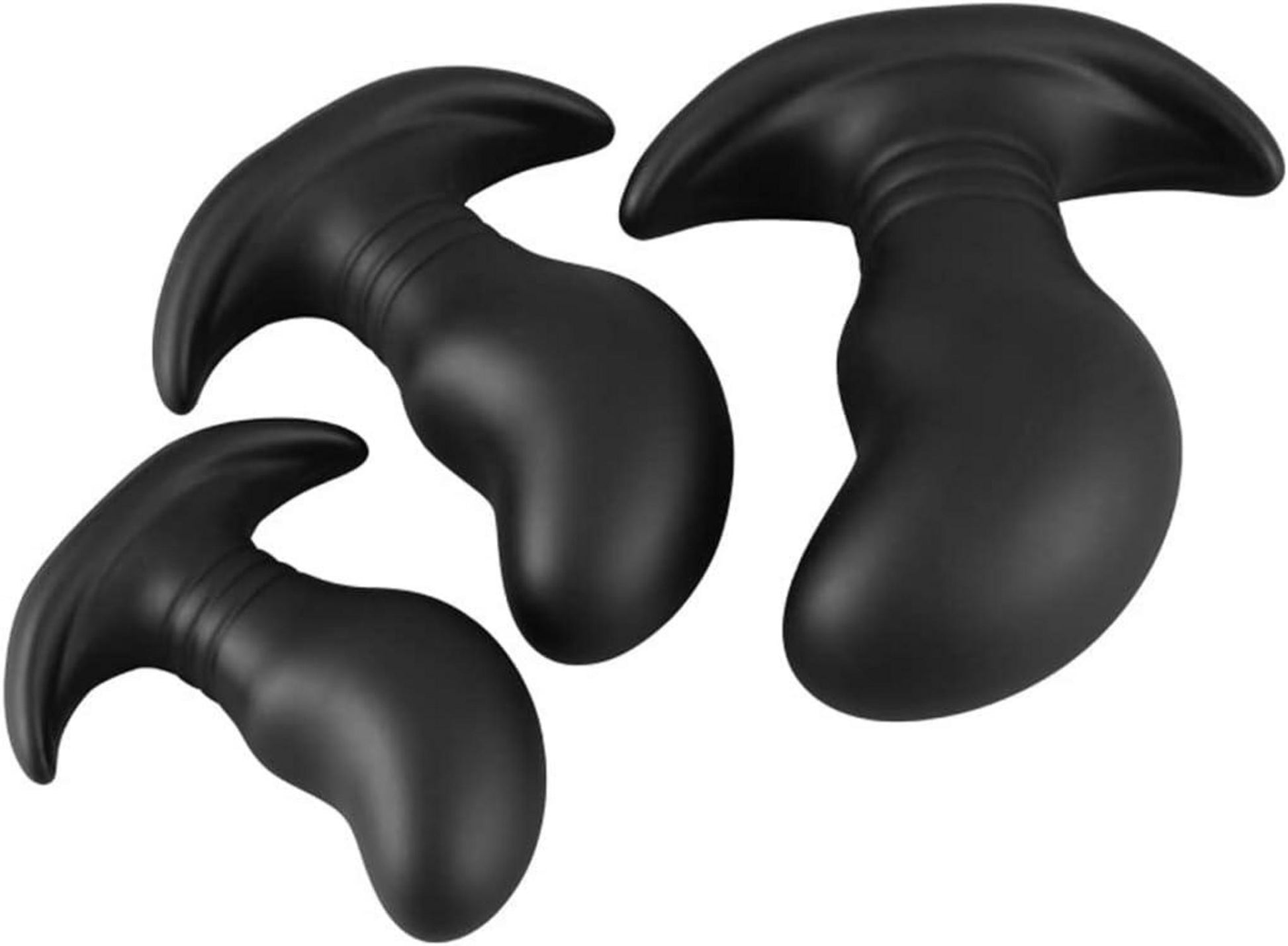 Silikon Analplug Butt Plug Prostata G-Punkt Massagegerät Schwarz 6cm