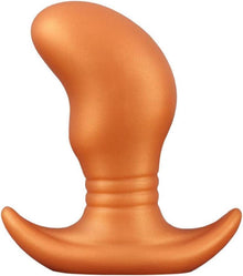 Analplug Prostata G-Punkt Massagegerät silikon golden 6cm