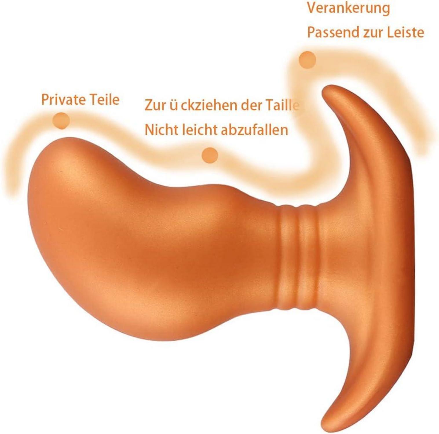 Silikon Analplug Prostata Massagegerät G-Punkt Stimulator
