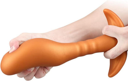 Analplug Prostata G-Punkt Massagegerät silikon golden 6cm