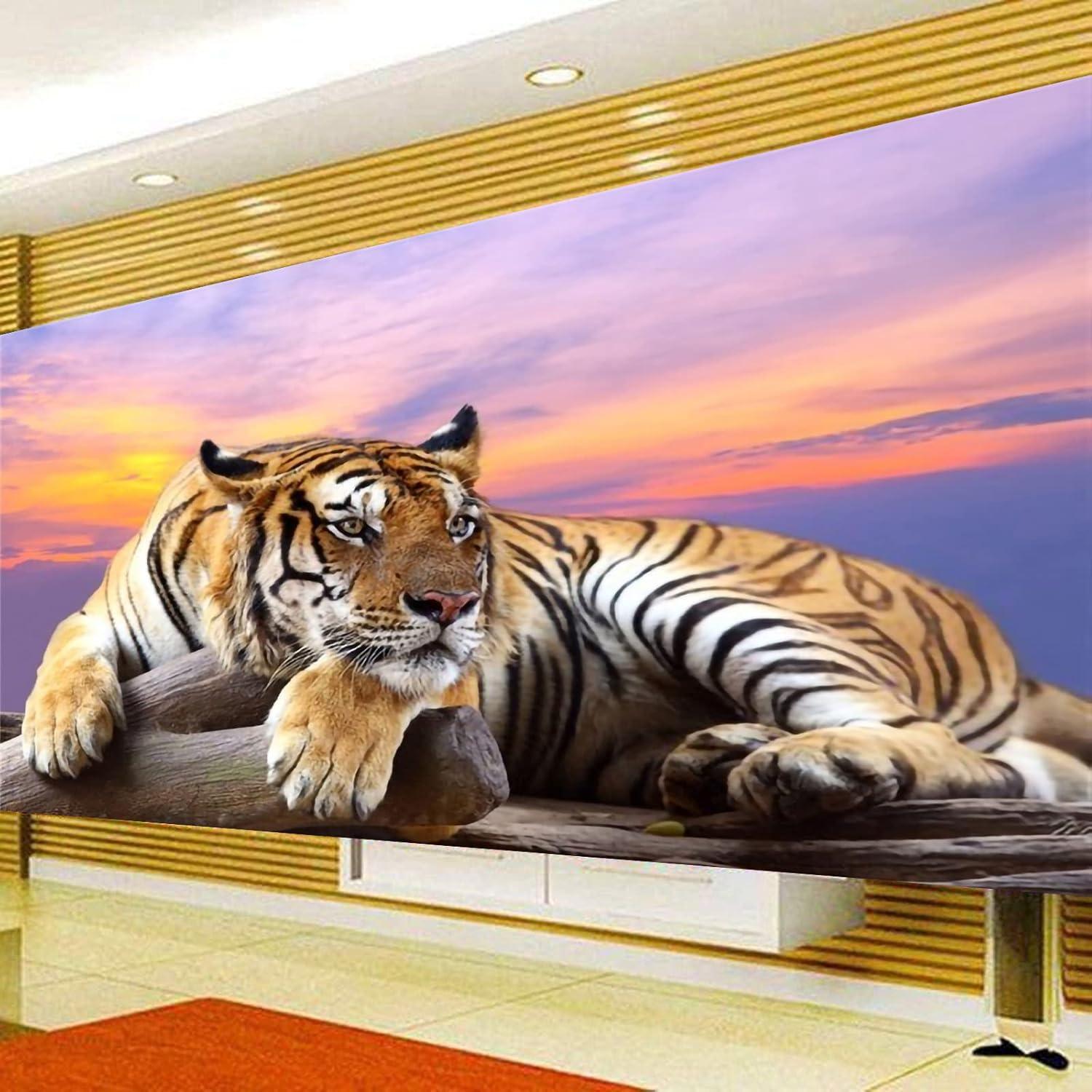 5D Diamond Painting Tiger Kit Groß - Dekompressionsartefakt