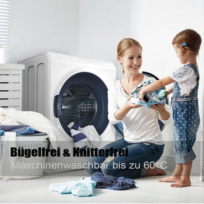 Bettwäsche-Set Mikrofaser Olivergrün 220x240 cm bügelfrei