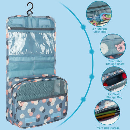 Coopay Häkelnadel Set 12 Garn Häkeltasche Anfänger Häkelset