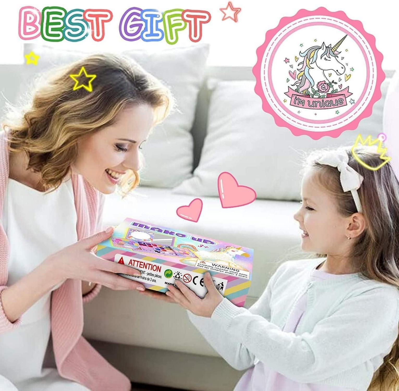 Schminkkoffer Kinder, waschbare Kinderschminke Set