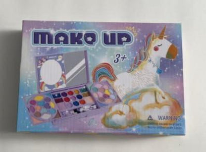 Kinderschminkset Glitzersteine Karneval Mädchen Geschenk 4-12 Jahre Lila