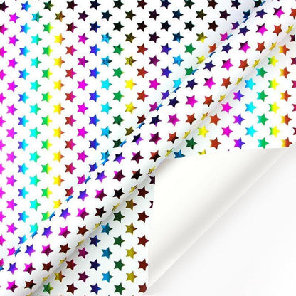 Regenbogen Glitzernde Geburtstagsgeschenkpapier Set 3 Rollen 43cm x 3m