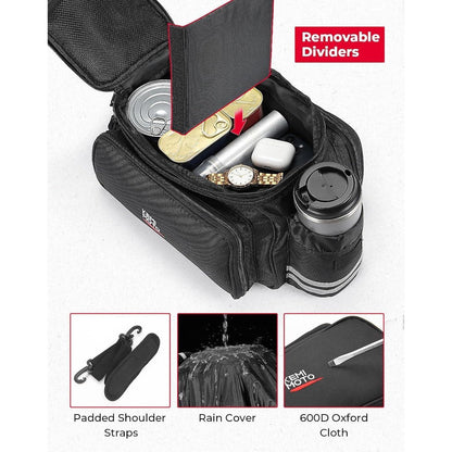 Fahrradtasche Gepäckträger 20L Wasserdicht Mehrere Fächer