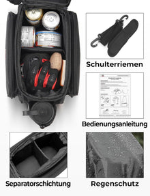 Fahrradtasche Gepäckträger 20L Wasserdicht Mehrere Fächer