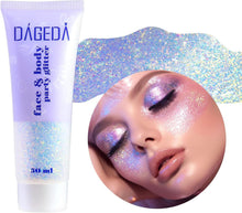 Glitter Gel Sequins Shimmer Eyeshadow Festival Makeup Blue