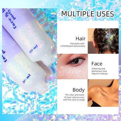 Glitter Gel Body Face Sequins Shimmer Liquid Eyeshadow