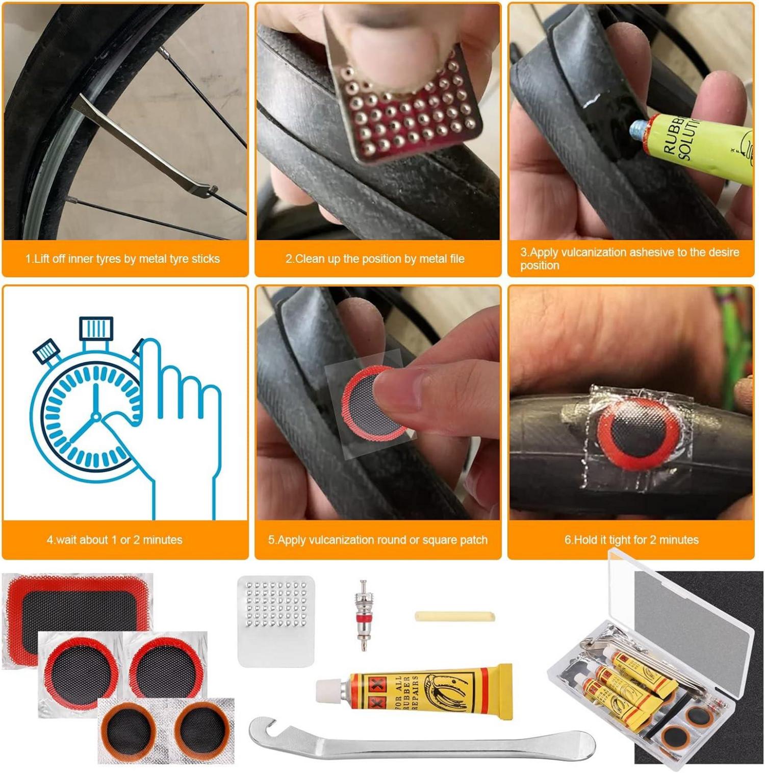 Fahrrad Flickzeug Set 48-teilig Reparaturset