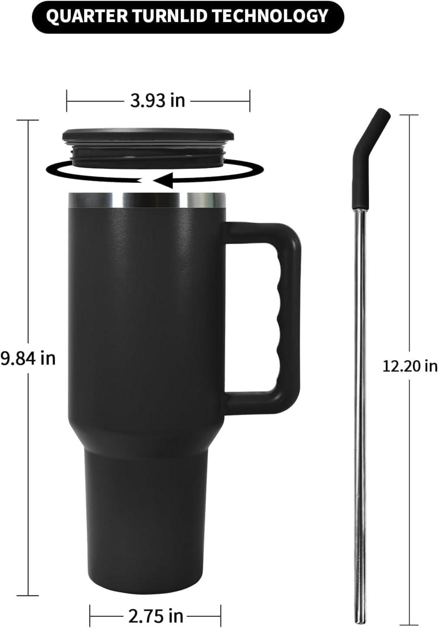 AGH life 40oz Thermobecher, Doppelwandiger Vakuum Edelstahl, Kaffeebecher to go, Orange