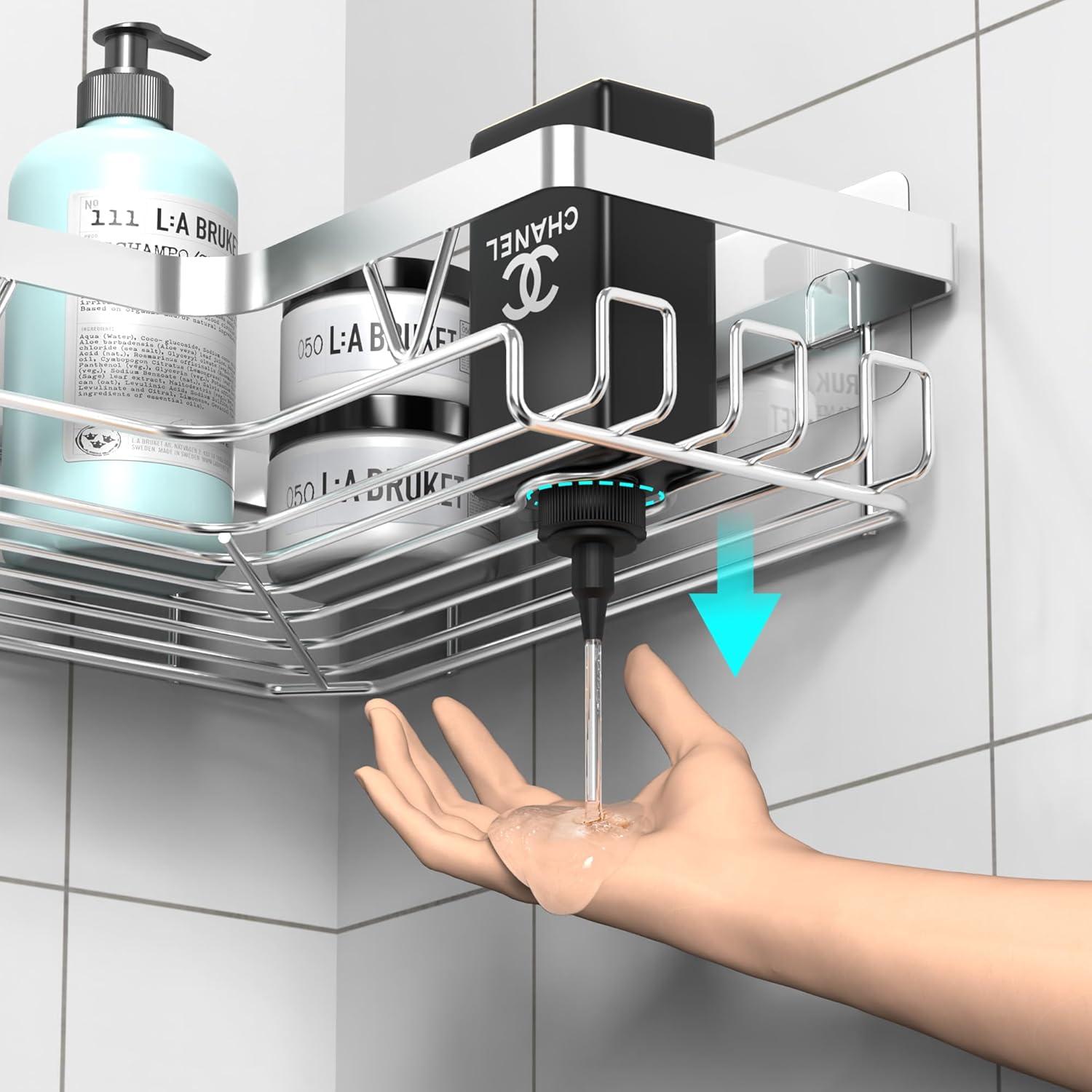 dusche aufbewahrung ecke Kegii Duschablage Ecke Edelstahl ohne Bohren Badezimmerregal – LuxusKollektion
