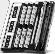 Mechanische Druckbleistifte Set mit 0.5mm & 0.7mm, Etui & 360 HB