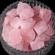 Rosenquarz Kristall Stein Rohsteine Naturstein Heilung Reiki