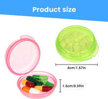 5er Packung Mini Pillendose Bunt Organizer Box Reise Vitamin
