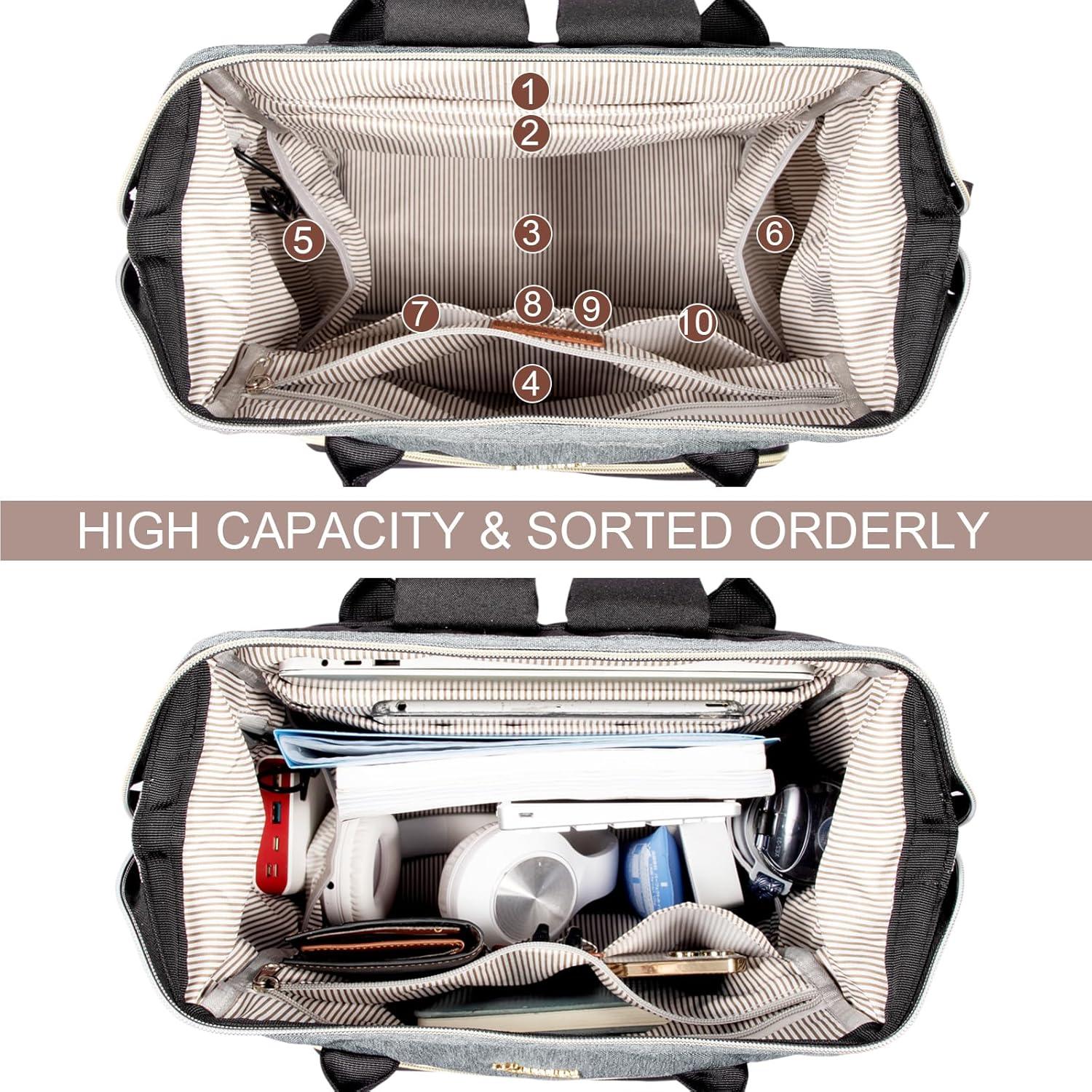 Damen Laptop Rucksack 15.6 Zoll Wasserdicht Schulrucksack Reise