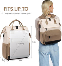 Damen Laptop Rucksack 15.6 Zoll Wasserdicht Schulrucksack