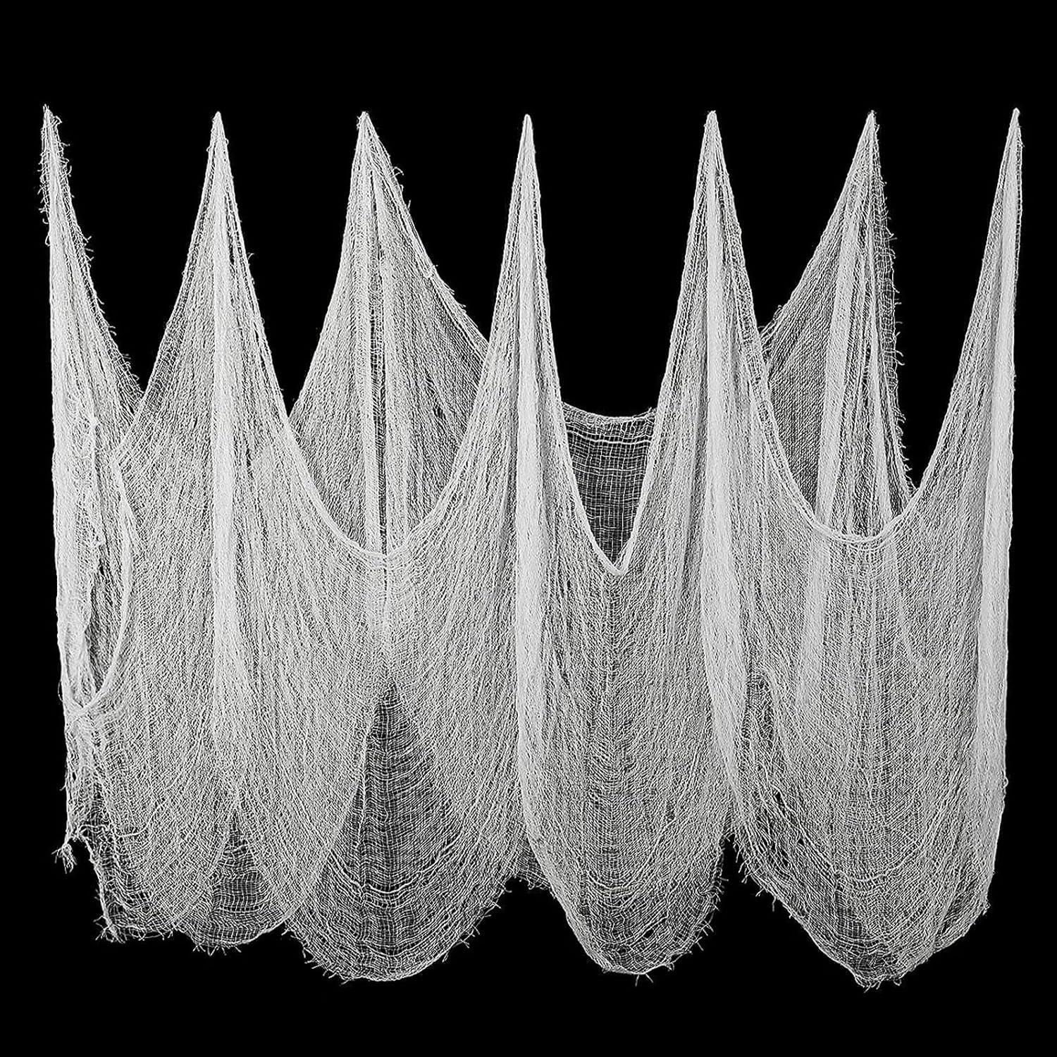 Gruseliges Halloween Deko Tuch Baumwolle Musselin Horror Stoff 215 x