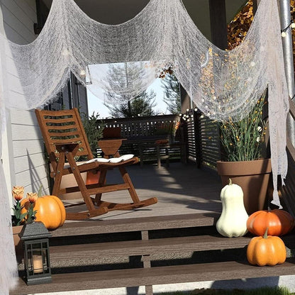 Gruseliges Halloween Deko Tuch Baumwolle 215x500cm