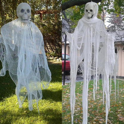 Gruseliges Halloween-Tuch Baumwolle 215x500 cm Horror Deko