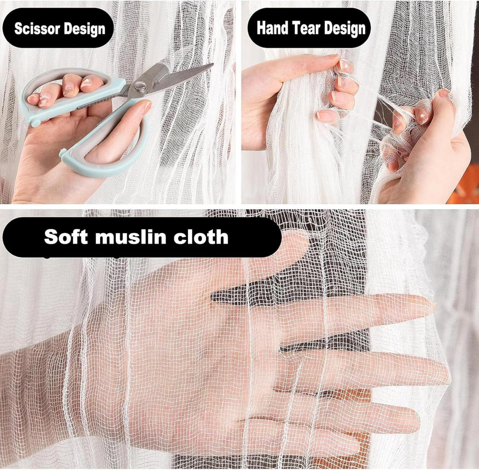 Gruseliges Halloween Deko Tuch Baumwolle 215x500cm