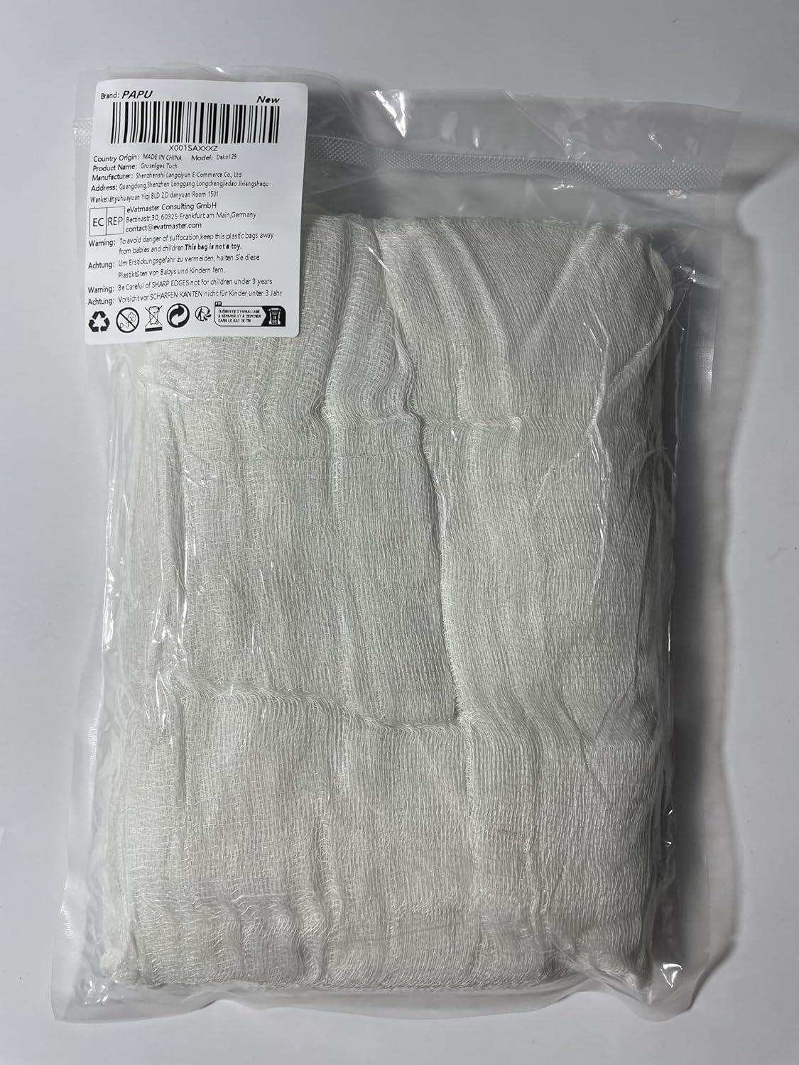 215x500 cm Gruseliges Tuch Halloween Deko Horror Baumwolle