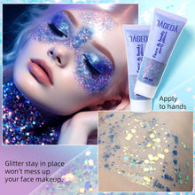 Holographic Glitter Gel 50ml | Body Face Sequins Shimmer