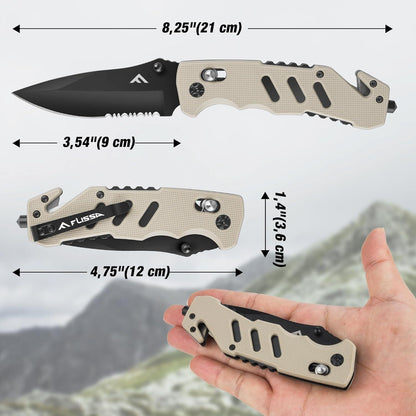 Taschenmesser Klappmesser Einhandmesser mit Glasbrecher