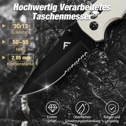 Taschenmesser Klappmesser Einhandmesser mit Glasbrecher