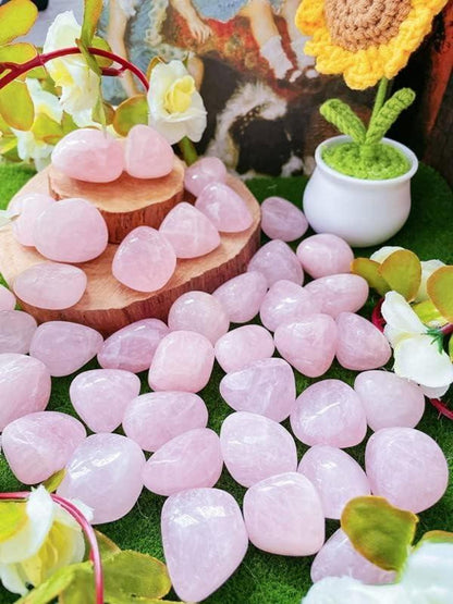 XIANNVXI Rosenquarz Kristalle Edelsteine Natürliche Stein 100G