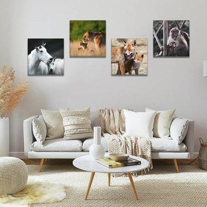 Leinwandbilder Afrikanische Savanne Tiere Wanddekoration