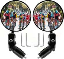 Fahrradspiegel Klappbar 360° Drehbar Universal Weitwinkel für Fahrrad