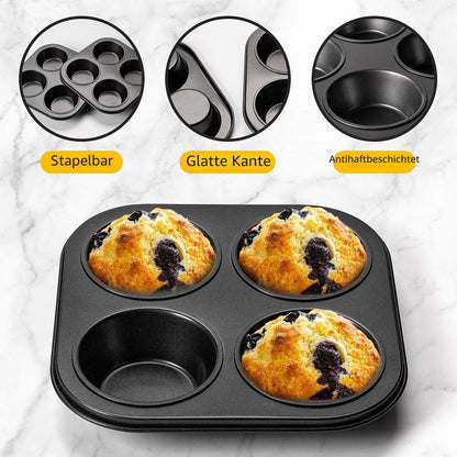Muffinform für Luftfritteuse & Ofen – Antihaft, 2er Set
