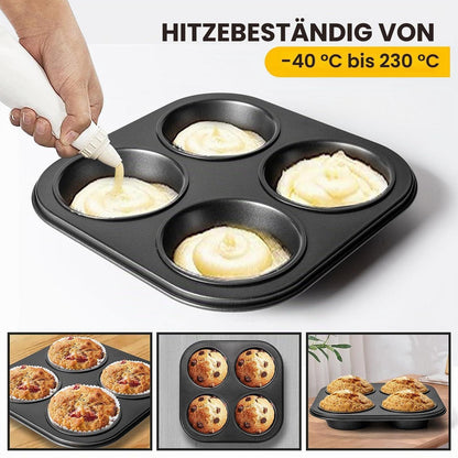 Muffinform für Luftfritteuse & Ofen – Antihaft, 2er Set