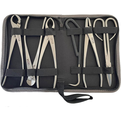 Bonsai scheren set 6 tlg Bonsai Werkzeug Set Knaufschneider