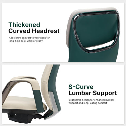 Ergonomischer Chefsessel Nappaleder Lift Business Bürostuhl