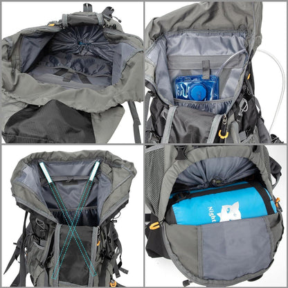 Night Cat Wanderrucksack 70L wasserdicht Herren Damen