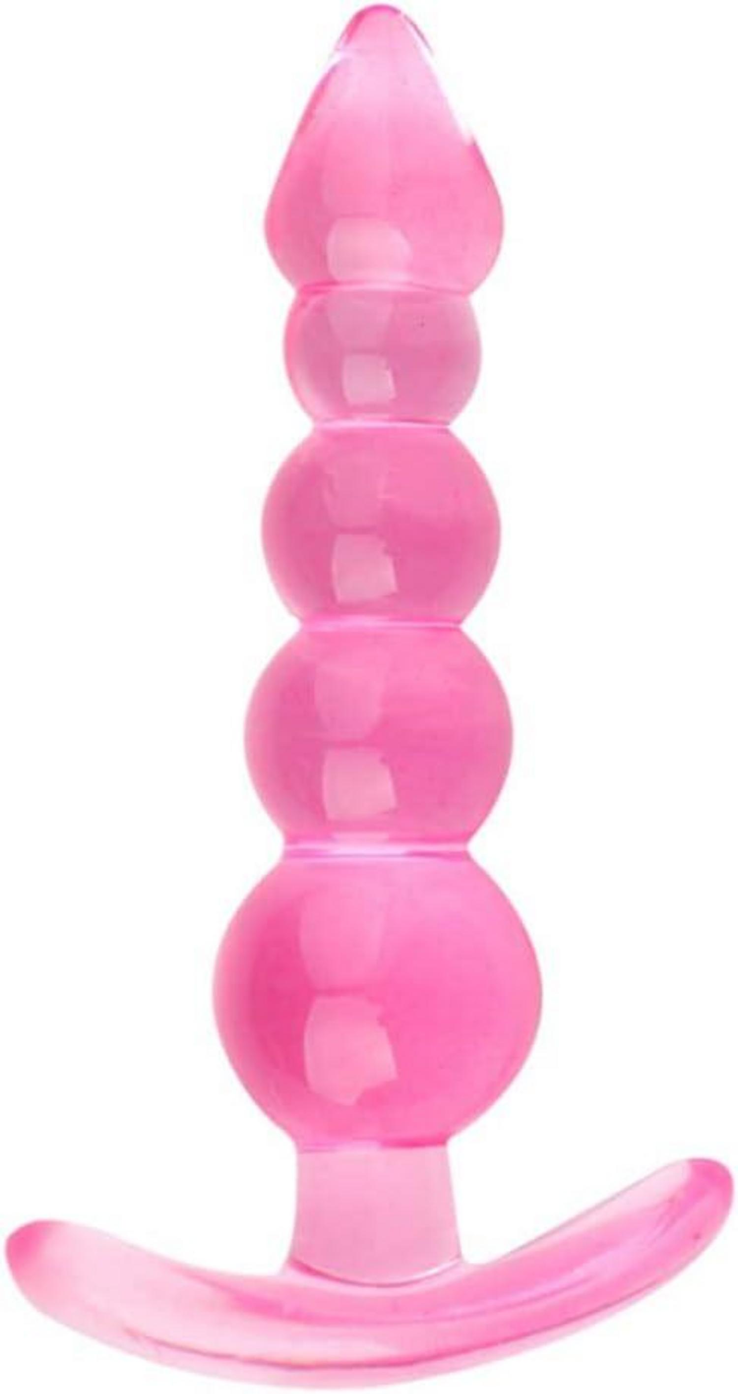 Silikon Anal Beads Analplug Q-Bombe Buttplug Kette 5 Kugeln