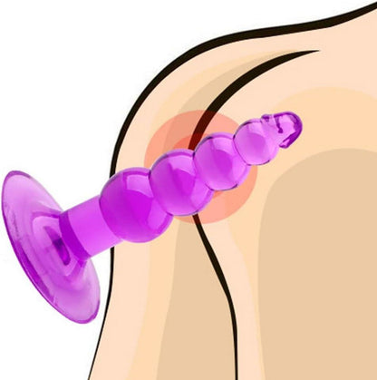 Anal Beads Silikon Buttplug Anal Kette 5 Kugeln Sex