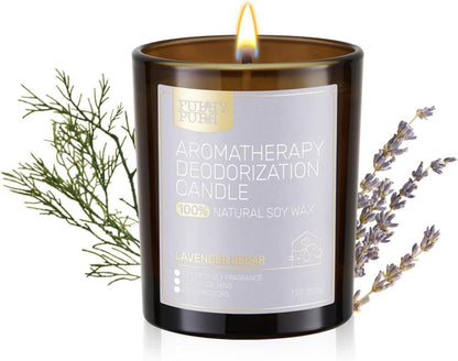 Premium Duftkerze für Haustiere - Lavendel Zeder, 200g