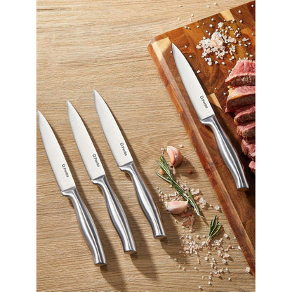 Premium Messerblock mit Messer Steakmesser Set 9-teiliges