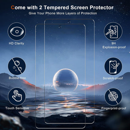 Samsung Galaxy A54 5G Handyhülle + Panzer Schutz Glas Violett PU Magnetisches