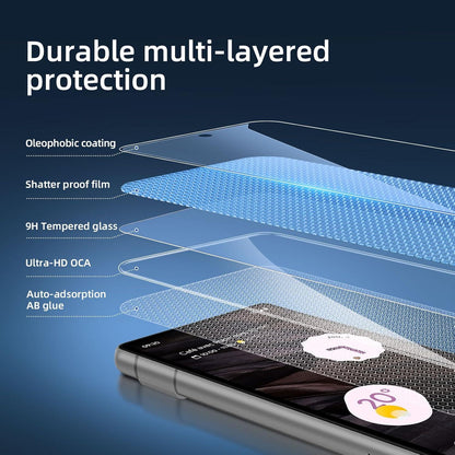 Panzer Schutzglas Google Pixel 7a 3 Stück 9H HD 0.33mm Ultra-klar
