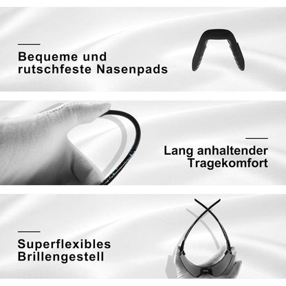 Sportbrille mit UV400 Schutz und Wechselgläsern
