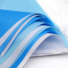 66ft Blau-Weiß Polyester Wimpelkette 52 Stück wasserdicht