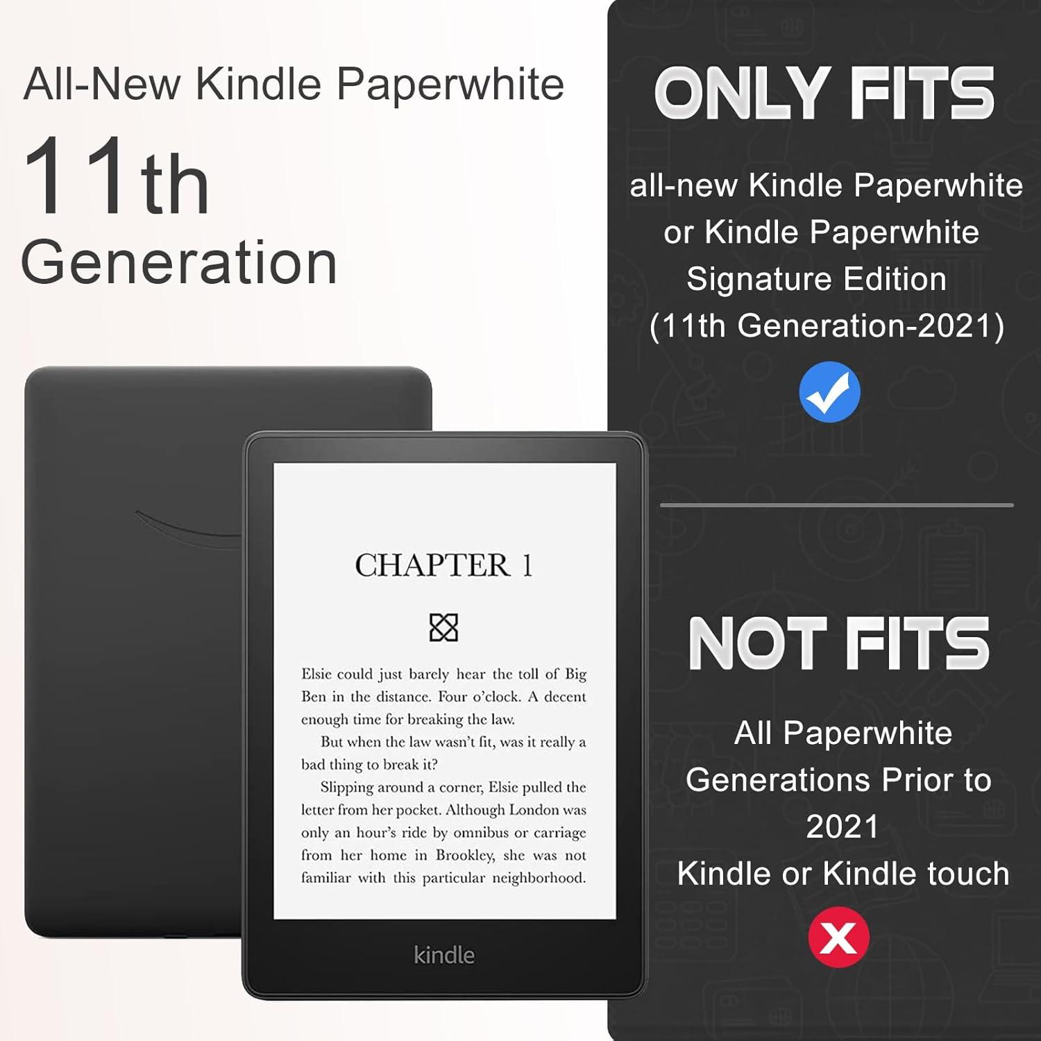 CoBak Kindle Paperwhite Hülle PU Leder Auto Sleep Wake