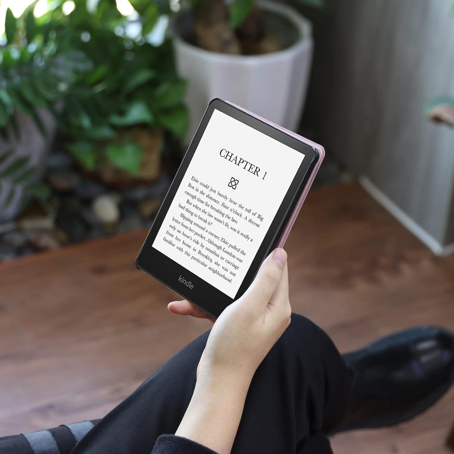 Kindle Paperwhite Hülle - PU Leder Auto Sleep/Wake Roségold