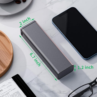 Wochen-Pillendose Aluminium 7 Tage Pillenbox Vitamine Nahrungsergänzungsmittel