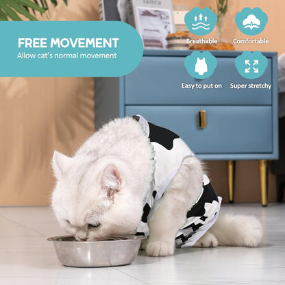 Katzenbody OP Erholungsanzug Modal Kastration Entwöhnung Leckschutz